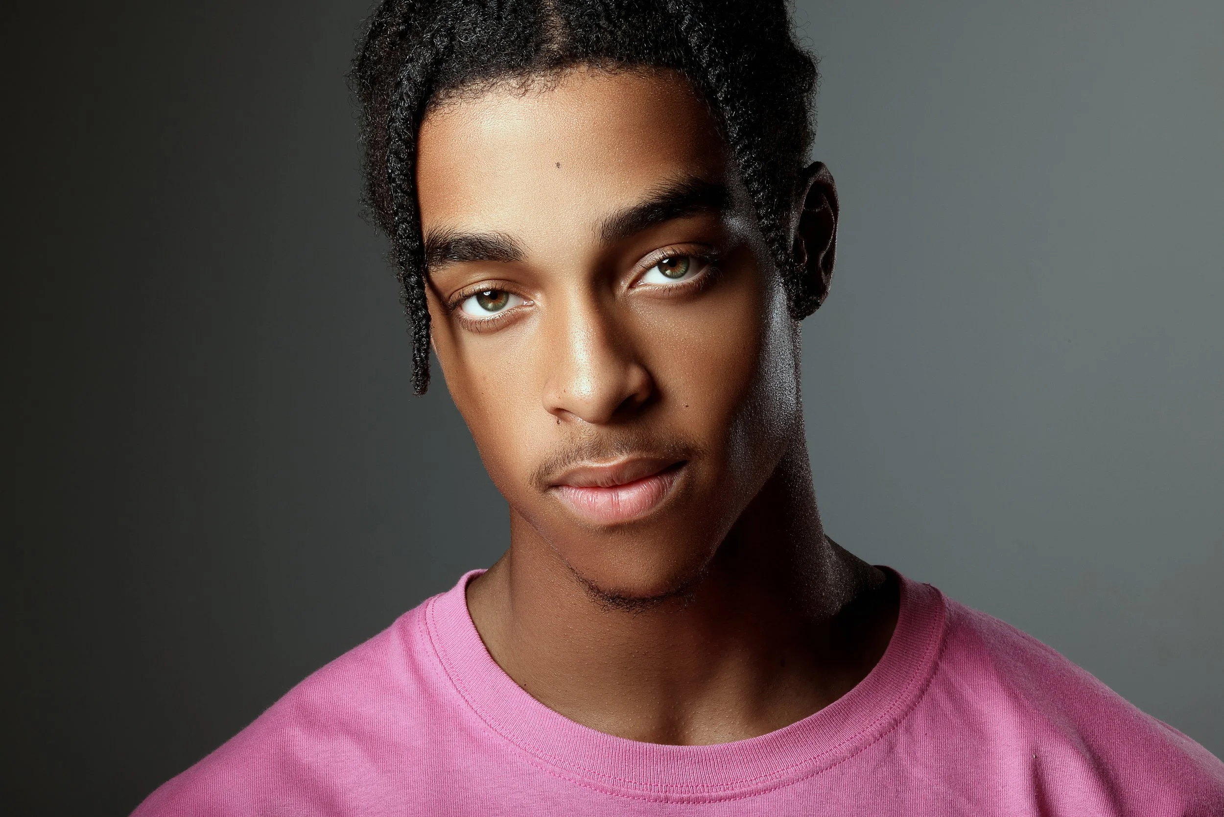 Dramatic theatrical headshot by Kenneth Dolin Photography in Los Angeles specializes in acting headshots, modeling portfolio photography, celebrity headshots, and actor portraits for the top talent agencies, best modeling agencies and top talent mana