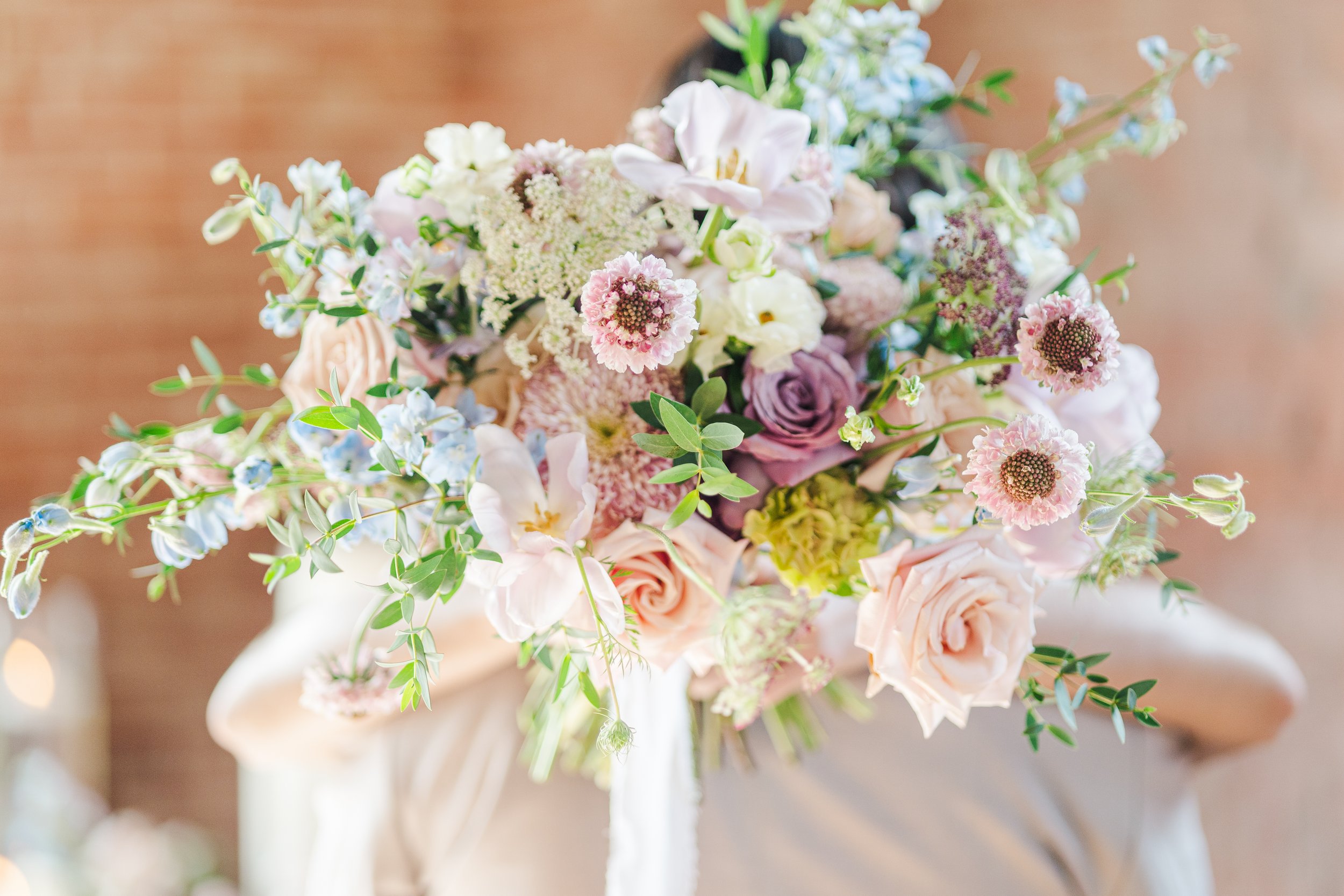 Pastel Garden Flower Bouquet