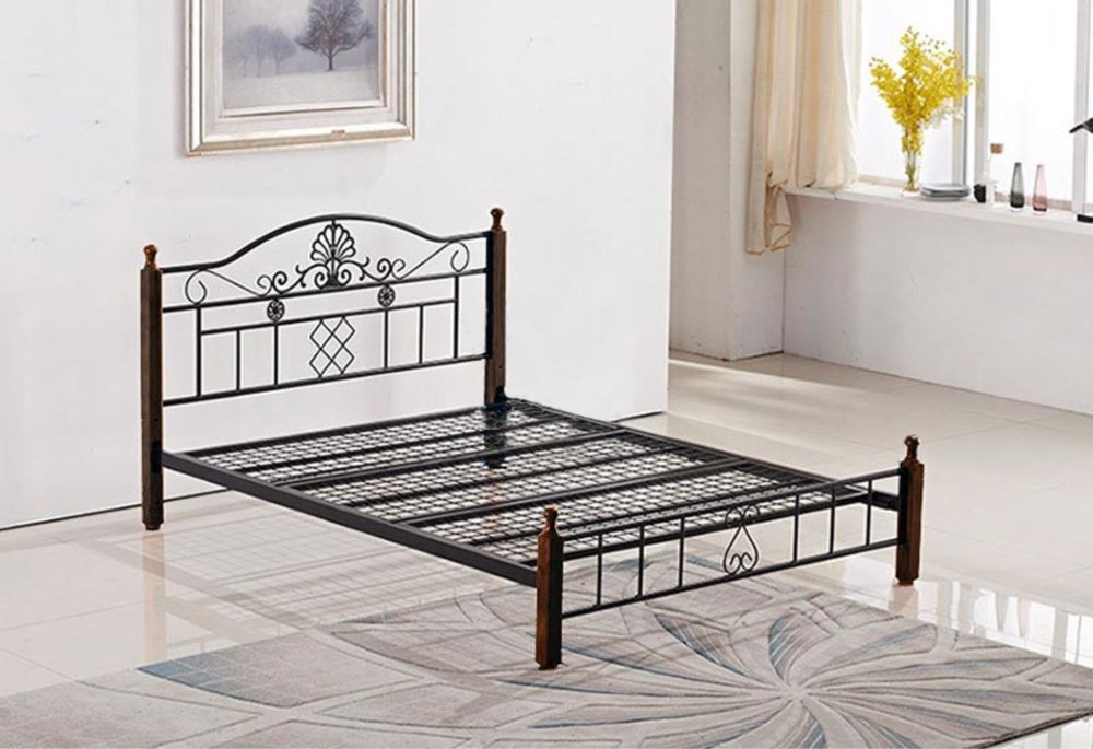 Oak Timber Metal Bed Frame Single King Double Queen Hifurniture Furniture Sydney Australia Custom Made Sofas Lounges Living Room Suites Bedroom Dining Oak Timber Metal Bed Frame Single King, Solid King Bed Frame Australia