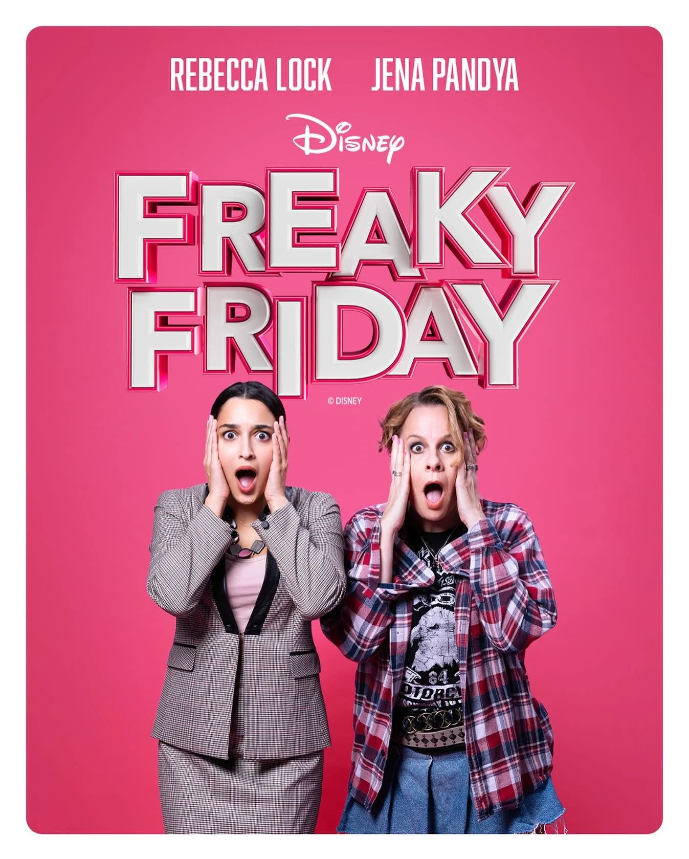 FREAKY FRIDAY &bull; Rebecca Lock &amp; Jena Pandya star in Disney&rsquo;s new musical at HOME theatre from 27th November 

@disney @freakyfridayuk #RebeccaLock #JenaPandya #FreakyFriday #Disney