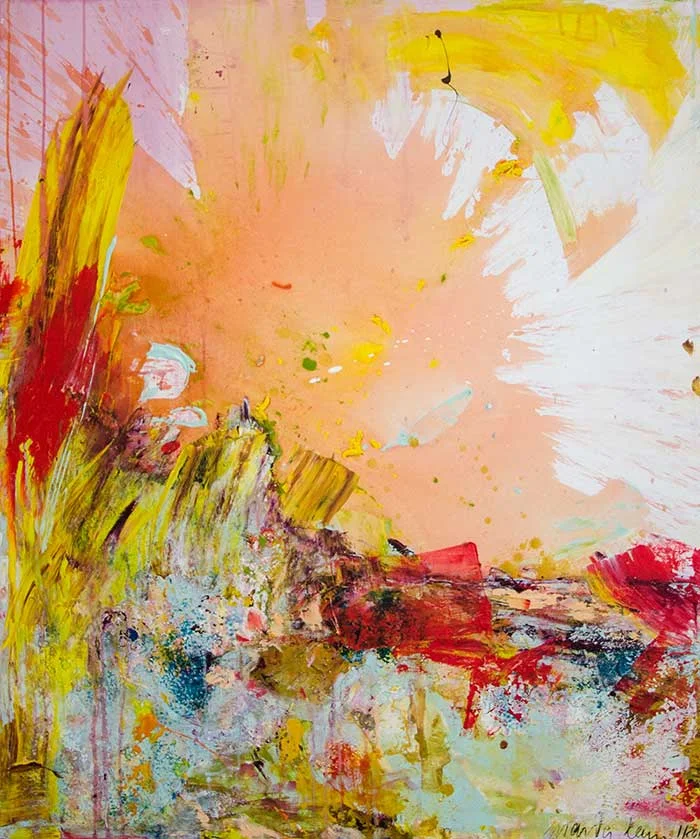 Happiness_ 2016_100x120cm_Mischtechnik auf Leinwand