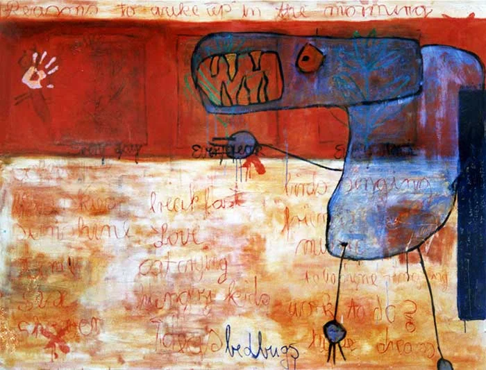Reasons to wake up in the morning _1999_210x160cm
