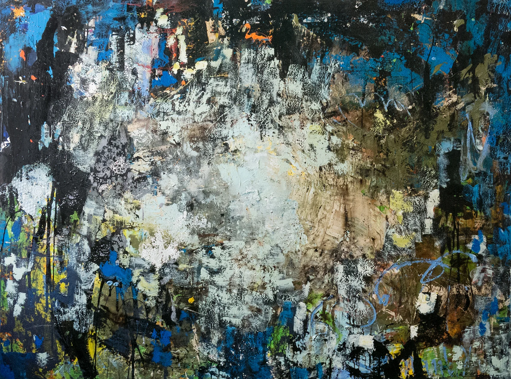 Abstrakt 2013_200x150cm_Mischtechnik auf Leinwand