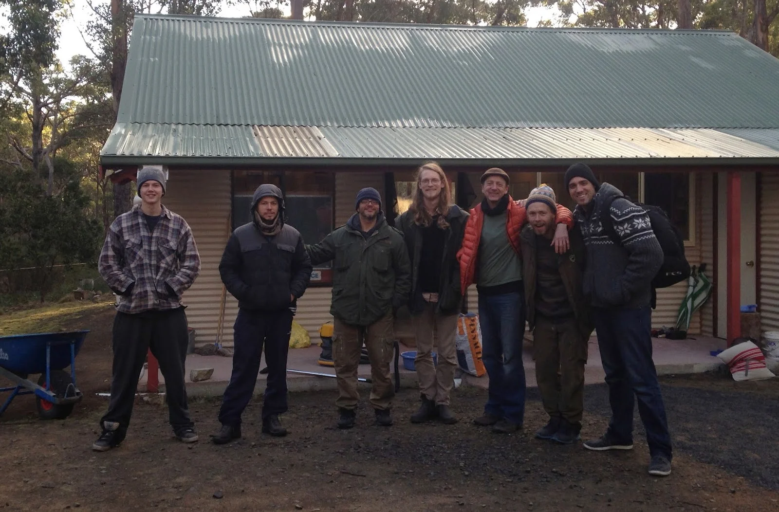  Some of Team Vipassana. All grins on Day 10…