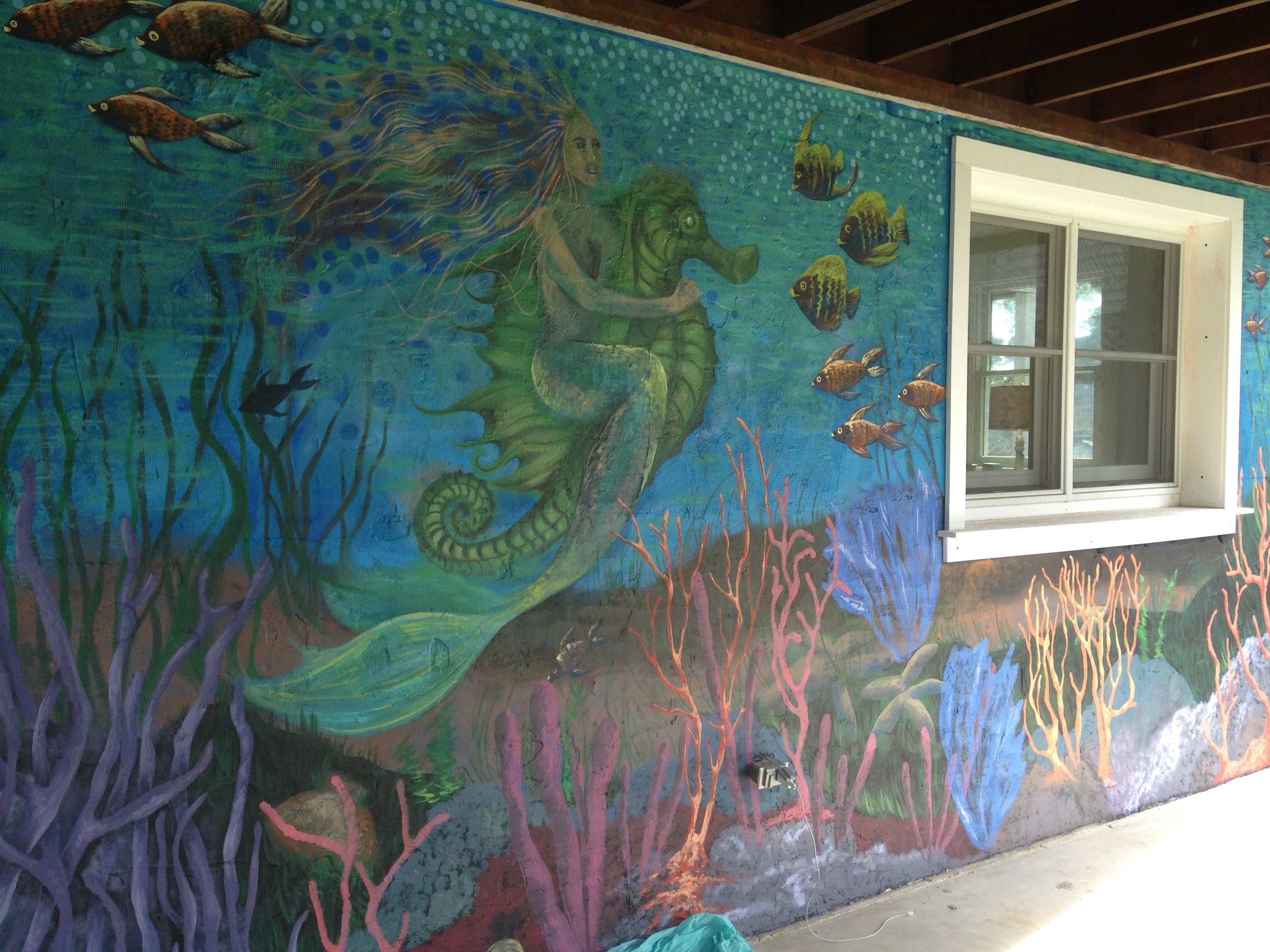 Underwater Mural in Lewes, DE