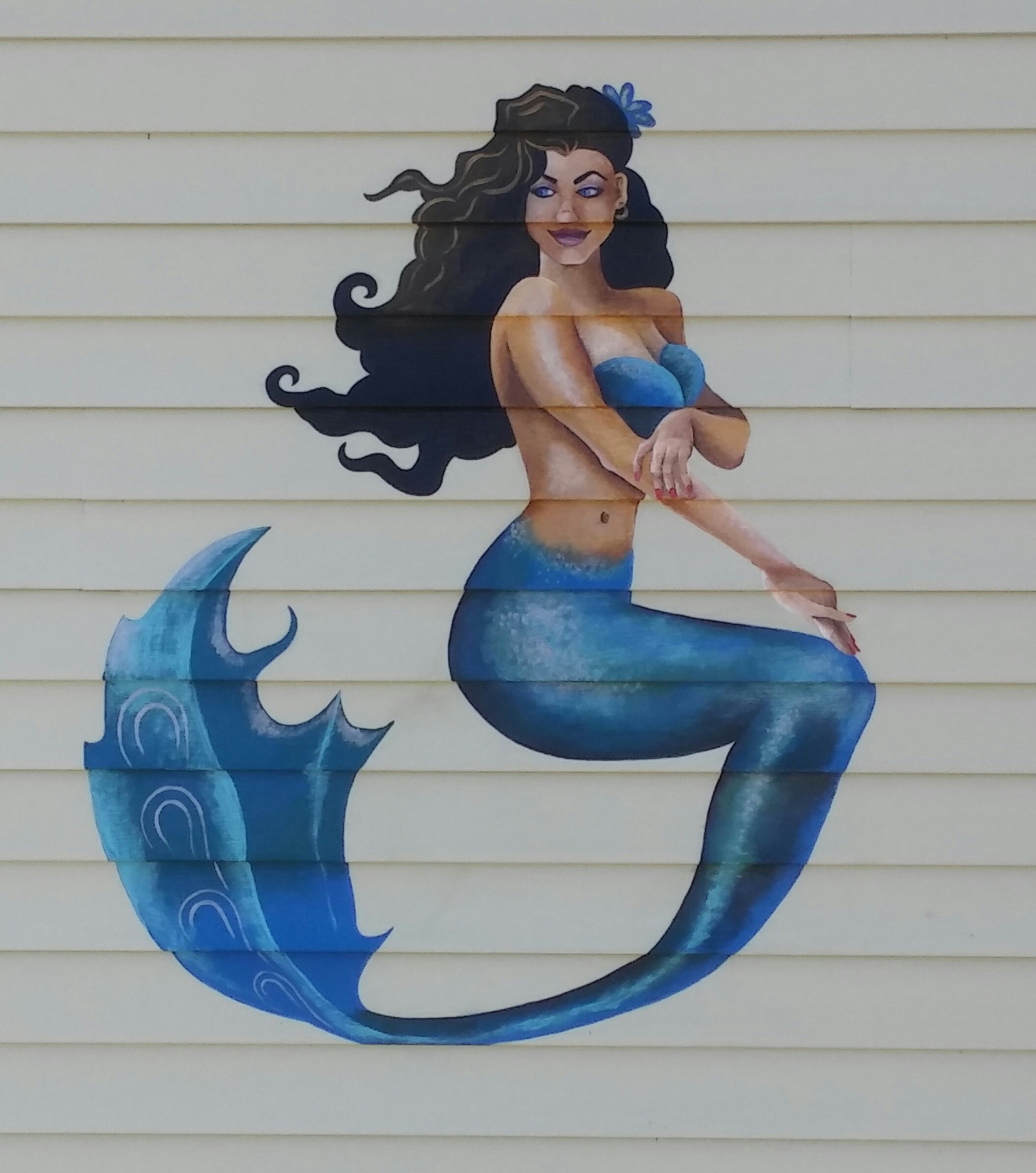 Mermaid Mural in Sundowner Park/133rd St. 