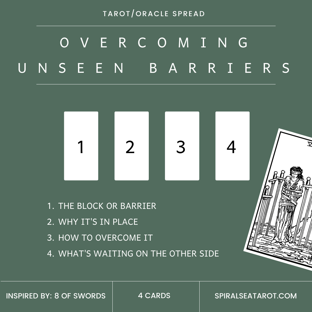 overcoming barriers tarot spread