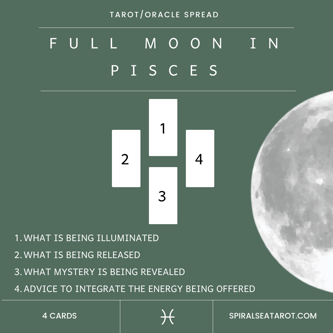 Full moon in pisces tarot spread