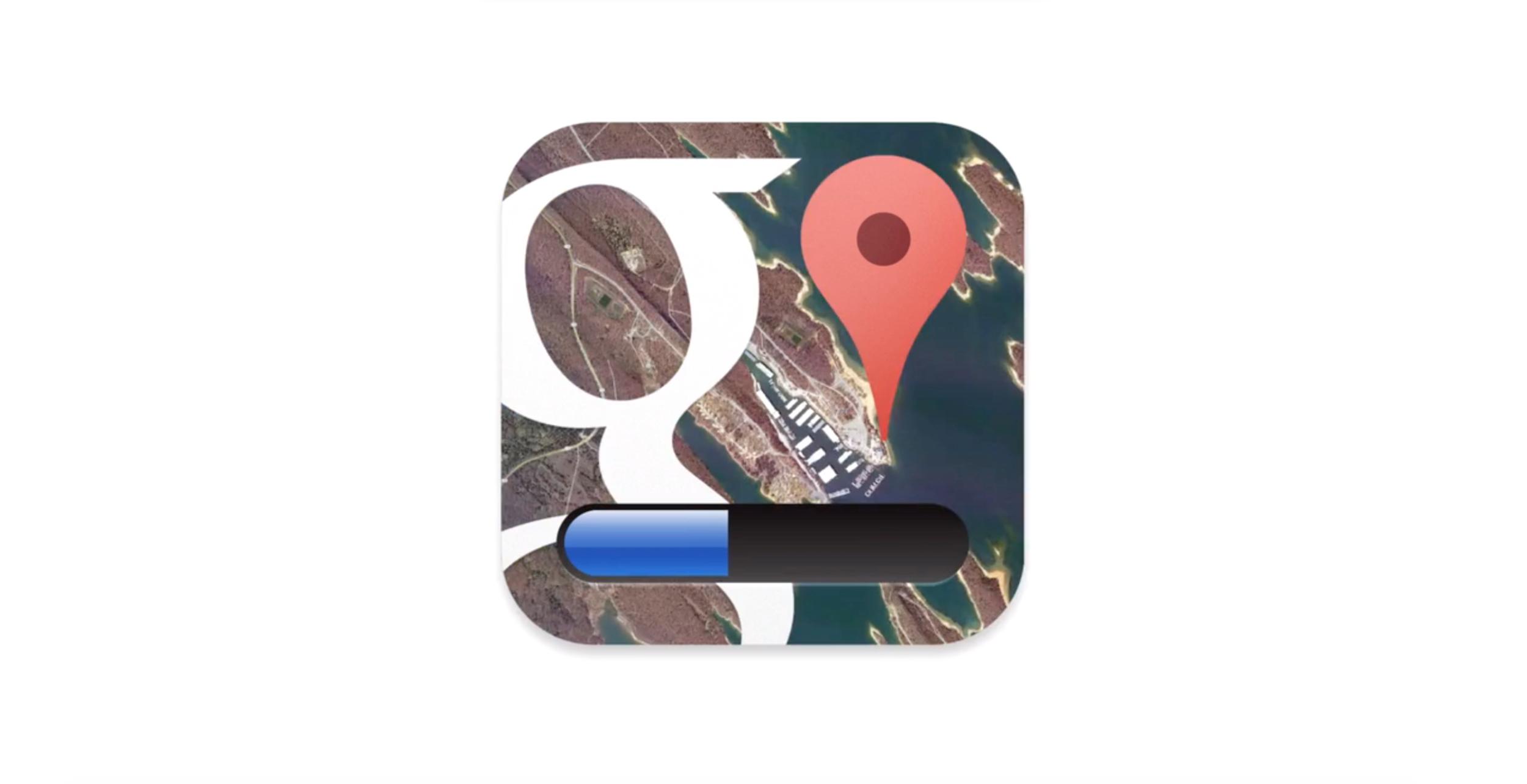 google maps | loading bar