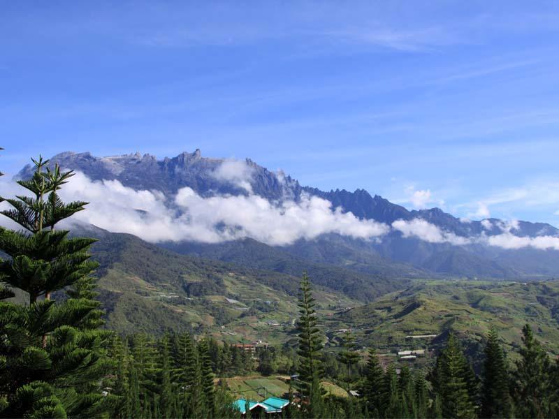 View of Mount Kinabalu