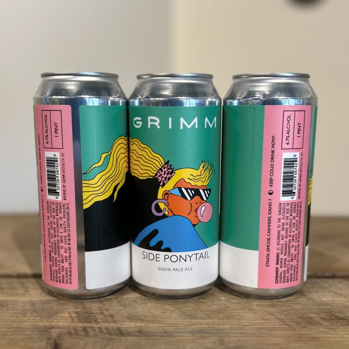 @grimmales is back in the shop this week #NowAvailable #SudburyCraftBeer #TheSuds
&mdash;
Side Ponytail! Pouring a glowing translucent yellow, this sassy, delicate, and radiant IPA features a tasty quadfecta of Strata, Simcoe, Cashmere, and Idaho 7. 