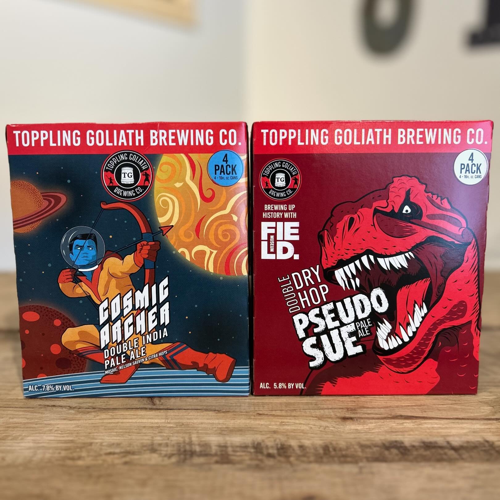 Welcoming @topplingbrews back to the shop this week #NowAvailable #SudburyCraftBeer #SudburyMA
&mdash;
COSMIC ARCHER | DOUBLE IPA | 7.8% ABV

After searching to the ends of the galaxy for hop flavors worth writing home about, Cosmic Archer points his
