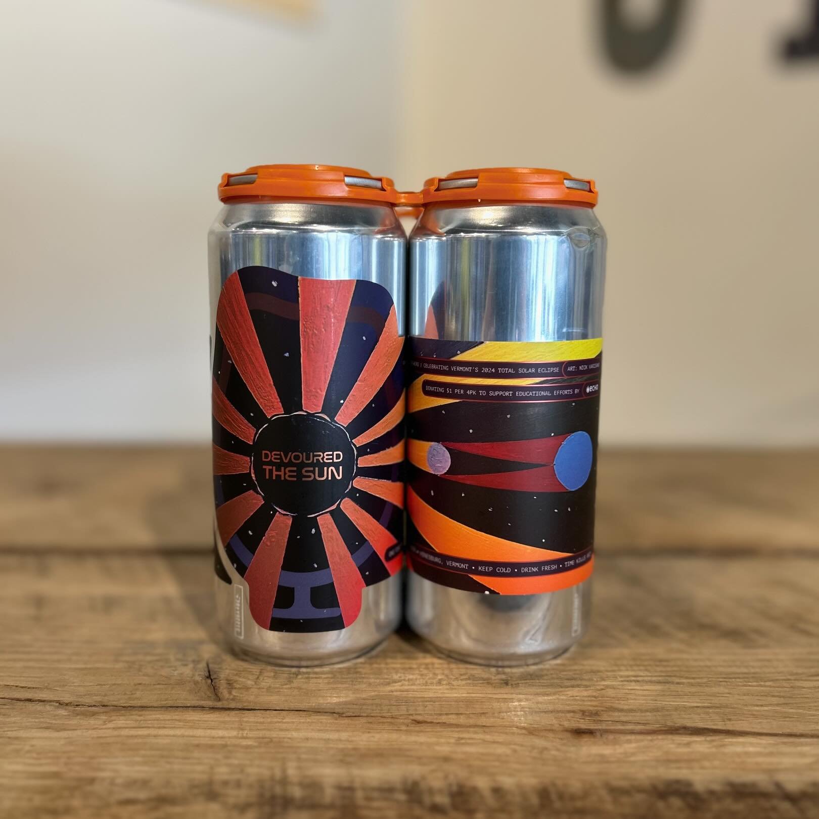 New from @foambrewers #NowAvailable #SudburyCraftBeer #SudburyMA
&mdash;
Would it even be a solar eclipse if we didn&rsquo;t make a beer about it? Devoured The Sun is an IPA brewed in celebration of the 2024 Total Solar Eclipse. $1 from each 4pack wi