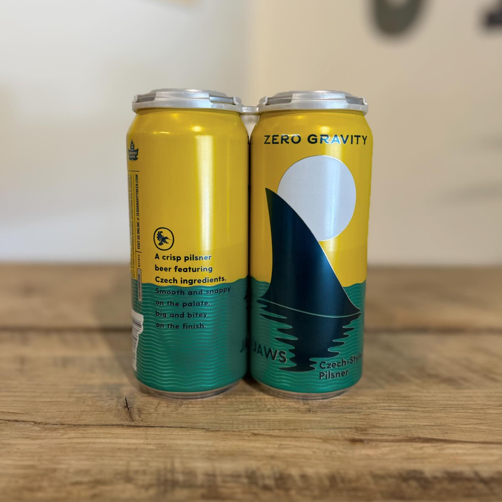 &ldquo;Boys, oh boys&hellip; I think he&rsquo;s come back for his noon feeding.&rdquo; @zerogravitybeer #NowAvailable #SudburyCraftBeer #DrinkLager
&mdash;
JAWS bites back!

This crisp pilsner is smooth and snappy on the palate, big and bitey on the 