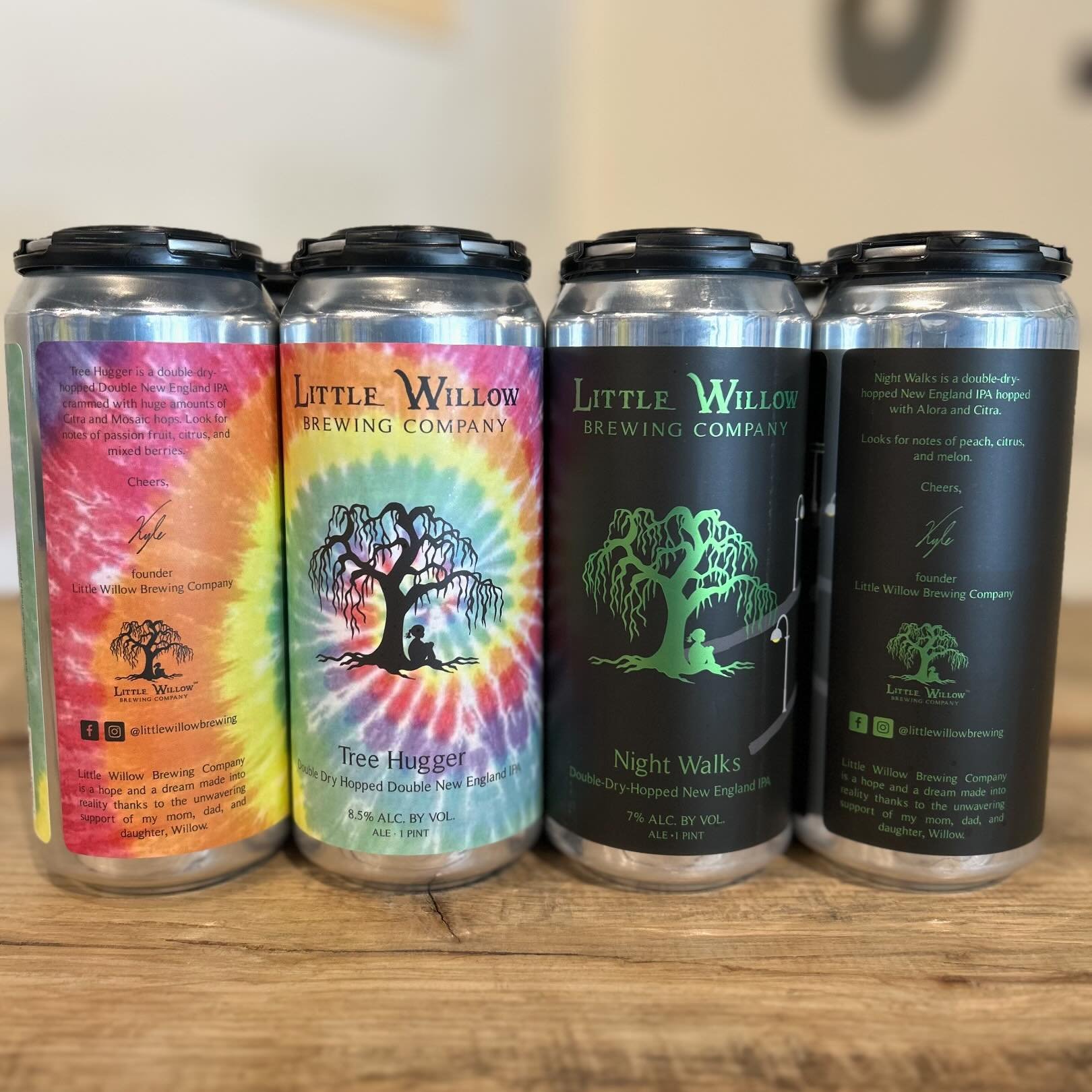 @littlewillowbrewing is back in the shop this week #NowAvailable #SudburyCraftBeer #DrinkLocal
&mdash;
🌳 Tree Hugger 🌳

8.5%, Double Dry Hopped Double New England IPA hopped with Citra and Mosaic.

Mixed berries, citrus, and grapefruit all the way 
