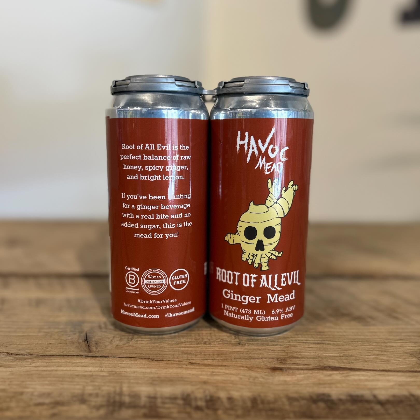 Welcoming @havocmead back to the shop this week #NowAvailable #SudburyCraftBeer #TheSuds
&mdash;
Root of All Evil is back with its combination of bright lemon and spicy ginger. Fans of Root are going to love the balance on this one.

Our signature gi