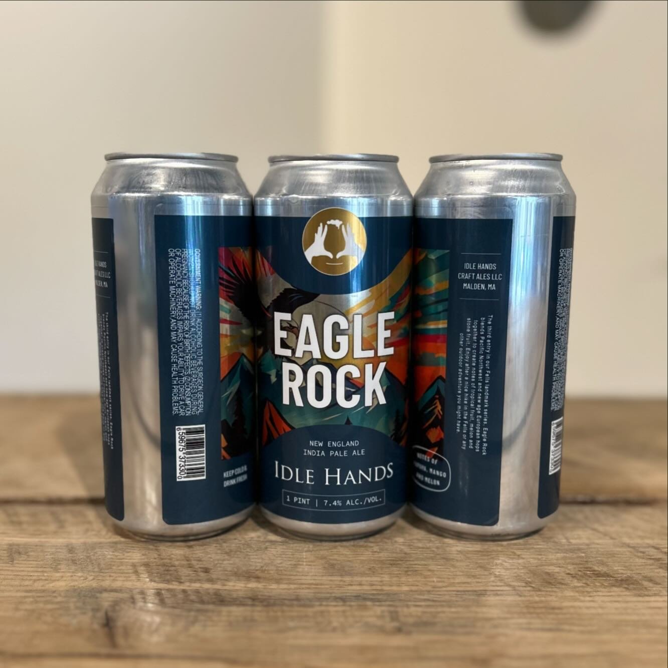 @idlehandsbeer is back in the shop this week #NowAvailable #SudburyCraftBeer #DrinkLocal
&mdash;
The third entry in our Fells landmark series, Eagle Rock blends Pacific Northwest and new age European hops together to create notes of tropical fruit, m