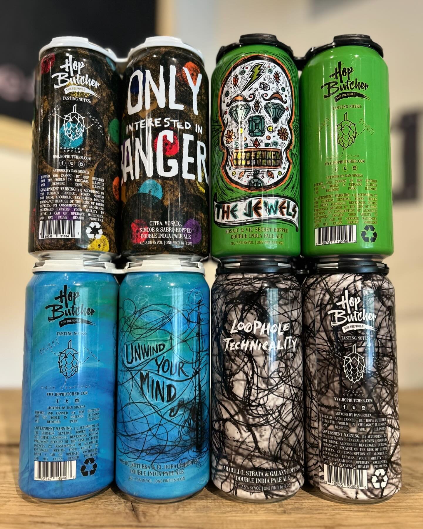 @hopbutcher is back in the shop this week #NowAvailable #SudburyCraftBeer #SudburyMA
&mdash;
Only Interested In Bangers - 8.0% Double India Pale Ale hopped with Citra, Mosaic, Simcoe &amp; Sabro.
&mdash;
The Jewels - 7.5% Double India Pale Ale hopped