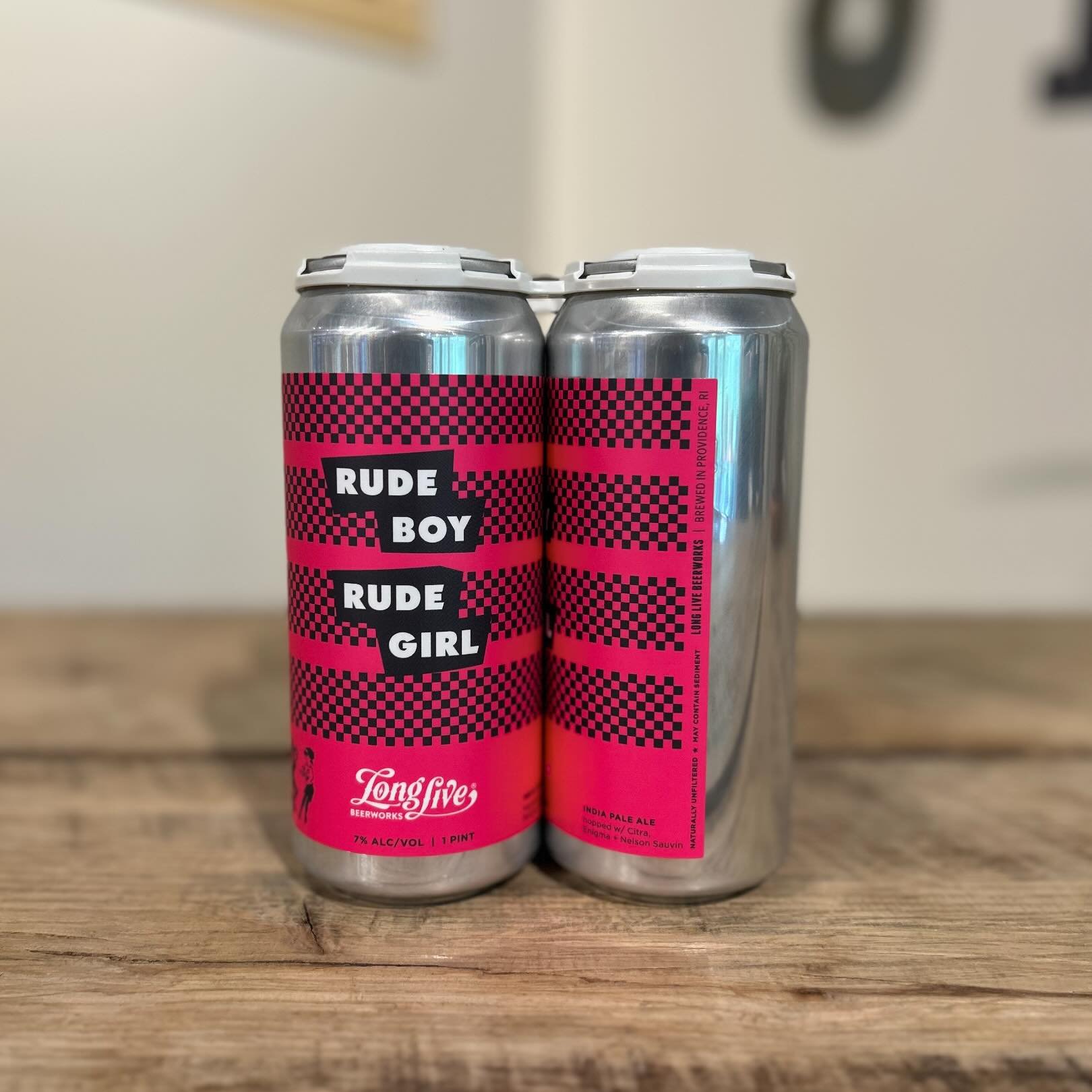 @longlivebeerworks is back in the shop this week #NowAvailable #SudburyCraftBeet #DrinkLocal
&mdash;
Rude Boy Rude Girl

A fresh IPA hopped w/ Citra, Enigma, Nelson Sauvin + Nelson Sauvin Cryo. 7%

Rude Boy Rude Girl features aromas of citrus, melon 