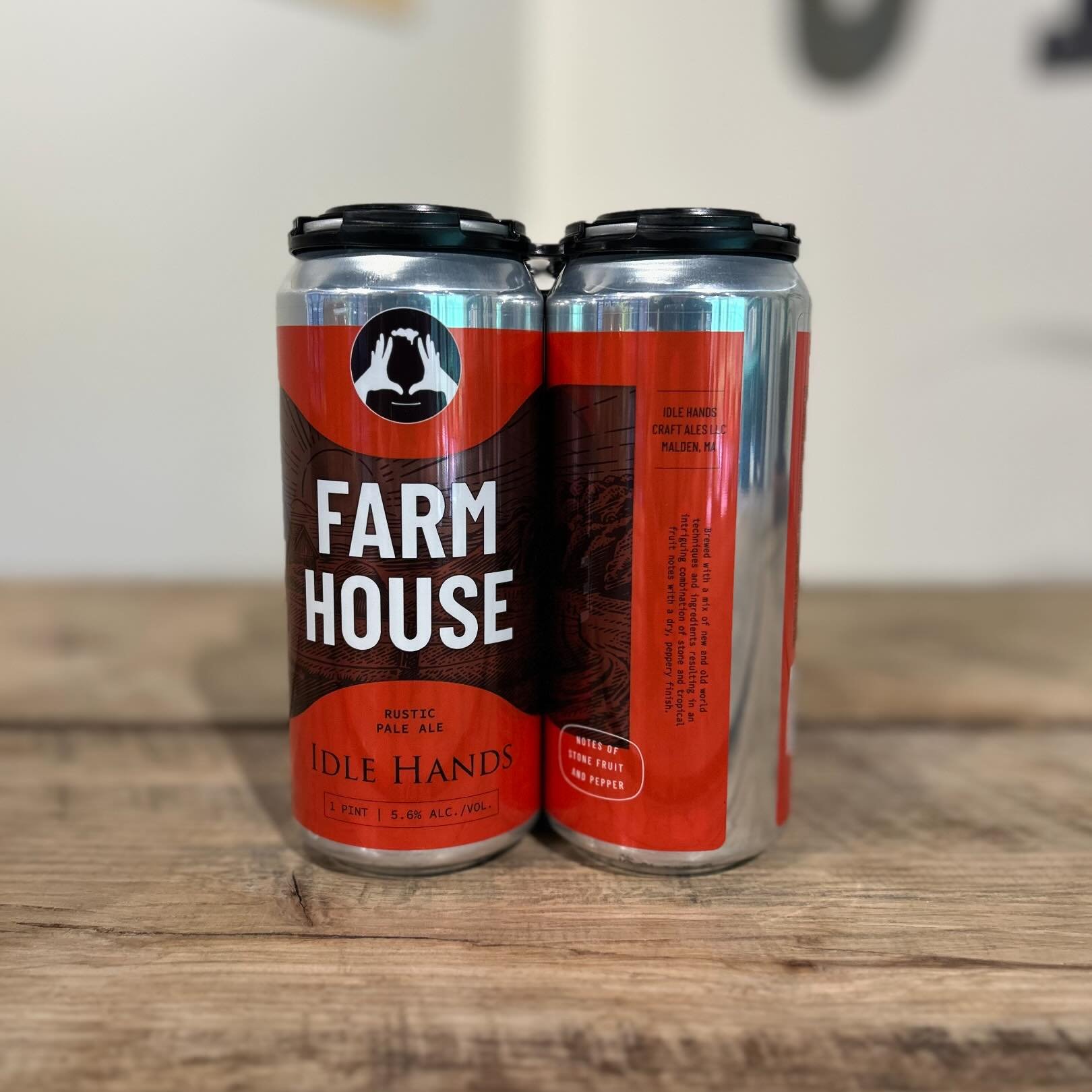@idlehandsbeer is back in the shop this week #NowAvailable #SudburyCraftBeer #DrinkLocal
&mdash;
American Farmhouse Ale (5.6%) - Easy drinking farmhouse ale with an American twist. Notes of stone fruit, tropical fruit and bubblegum with a dry peppery