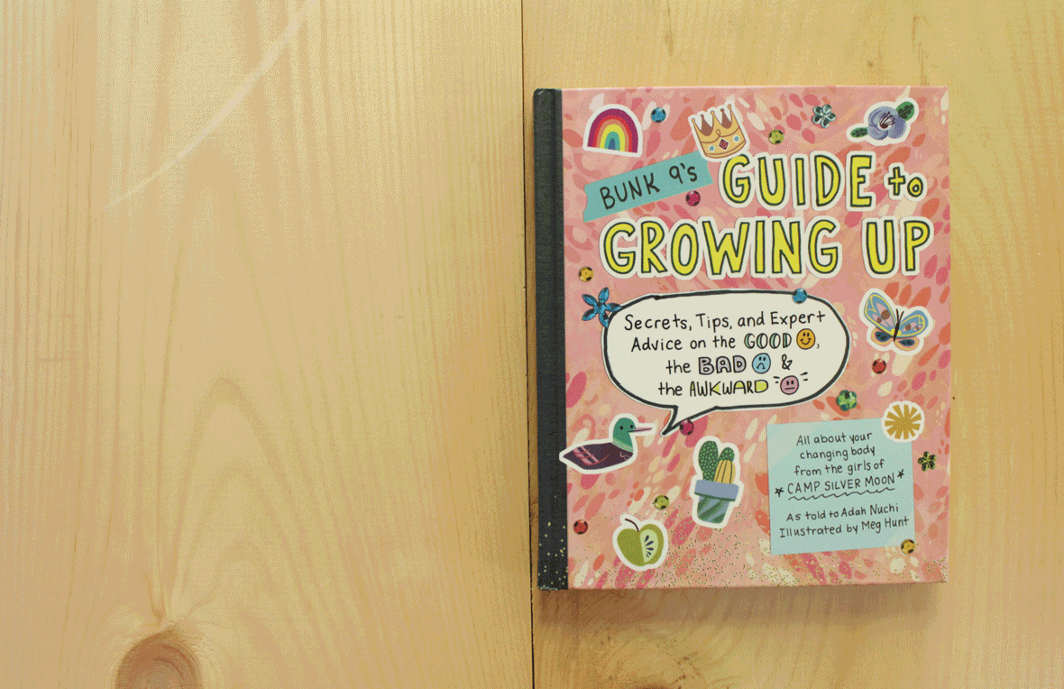 As the book designer, I was responsible for creating a look and feel that translated the fresh, new perspective for this puberty book. I also worked closely with the illustrator, Meg Hunt , providing feedback from the editorial staff.