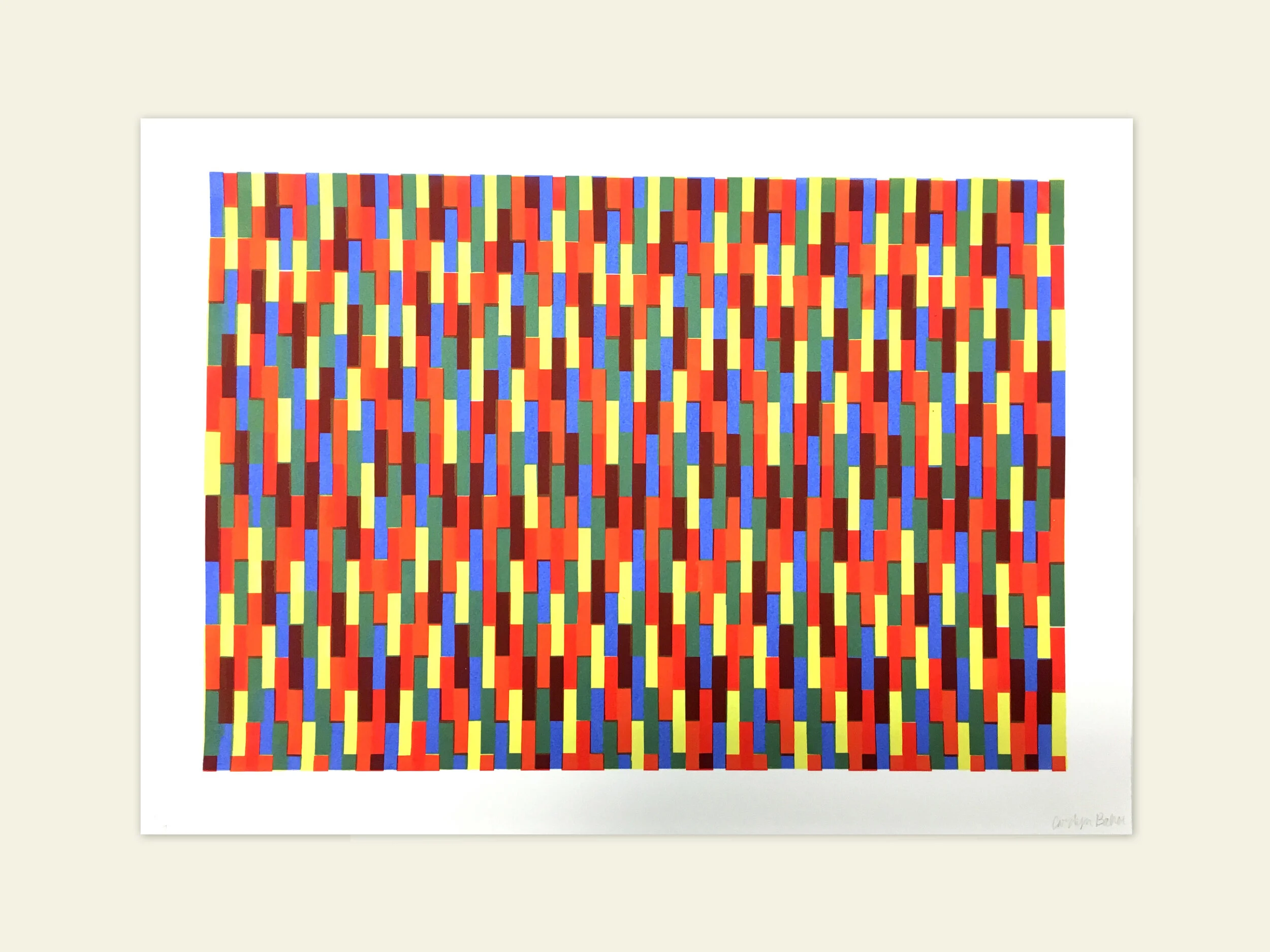   Building Blocks   Screenprint  