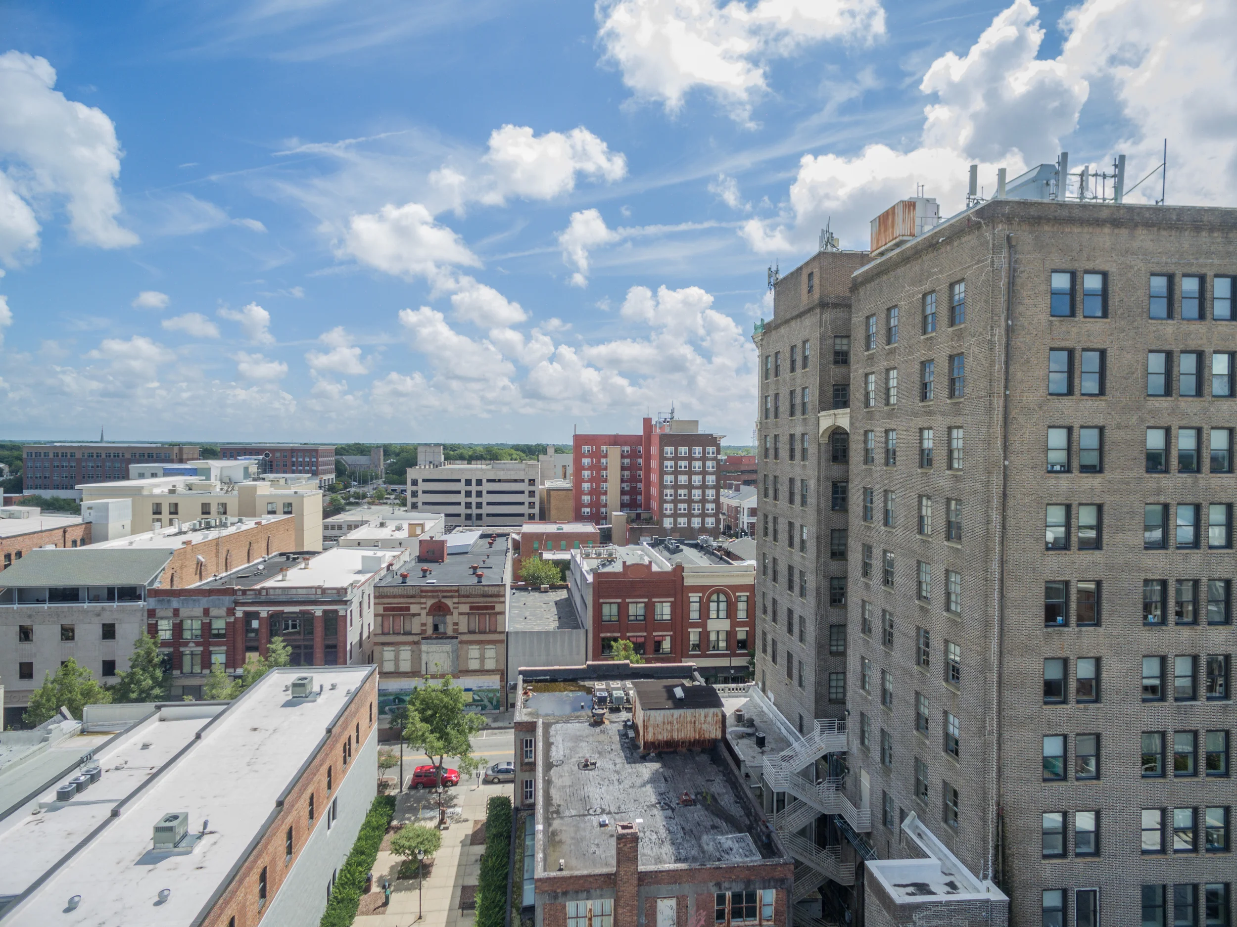 Buildings in downtown Wilmington, NC.