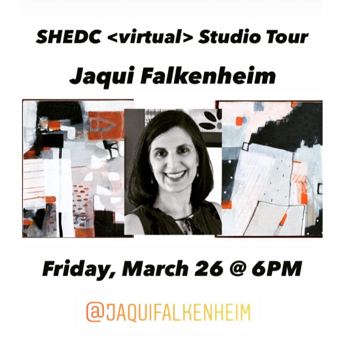 As part of the #SheDC sow with @shopmadeindc I&rsquo;ll be giving a virtual tour of my studio on Zoom next Friday at 6pm. It would be great to see some familiar faces! Sign up on the first link in my profile or at the @shopmadeindc website&mdash;wher