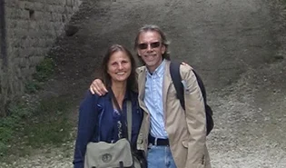 Carole Elchert, director/writer and Philip Sugden, Producer, on location in Cuba