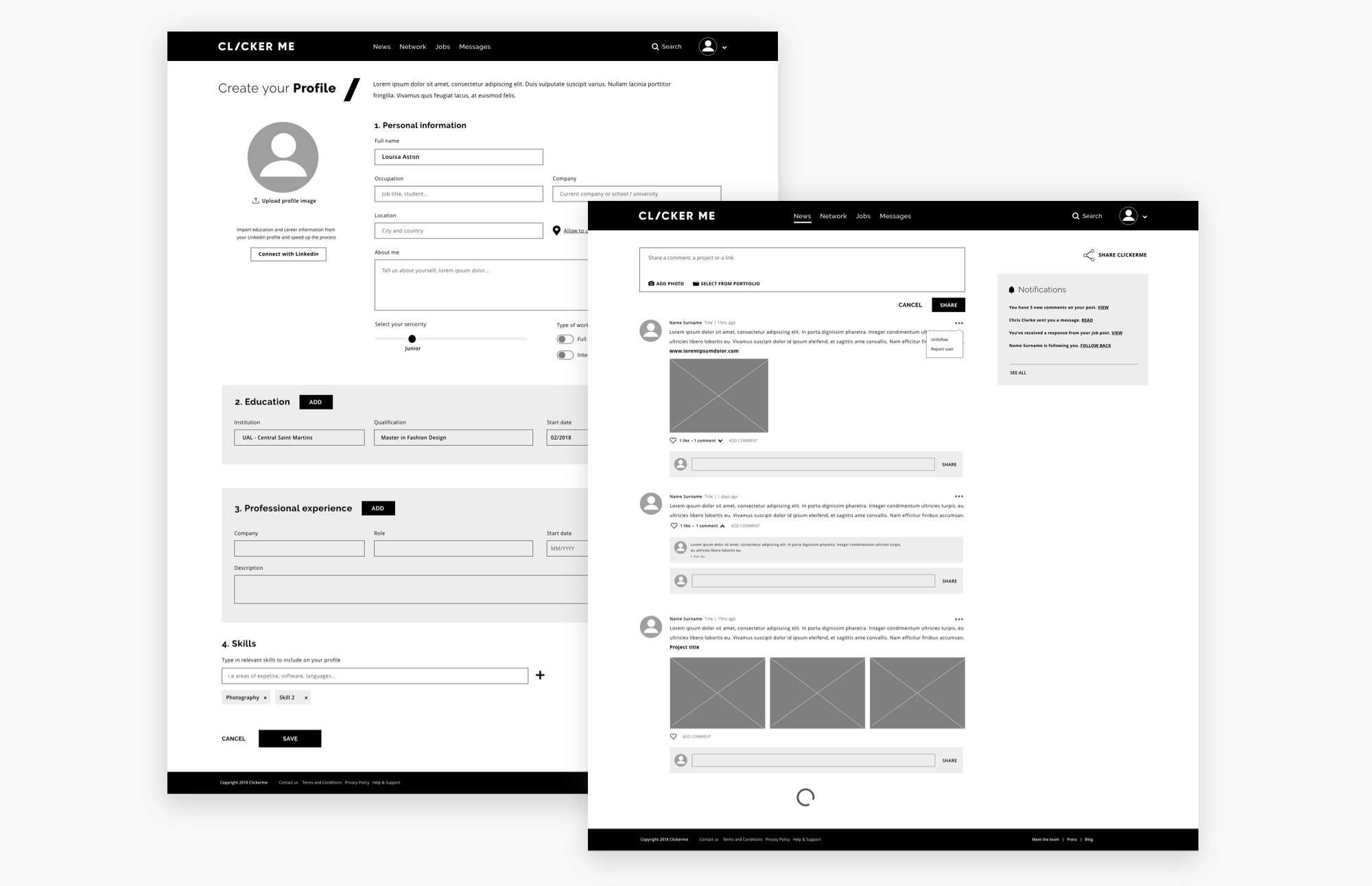 A test guide was defined and used on 1-1 sessions with fashion students and professionals alike.