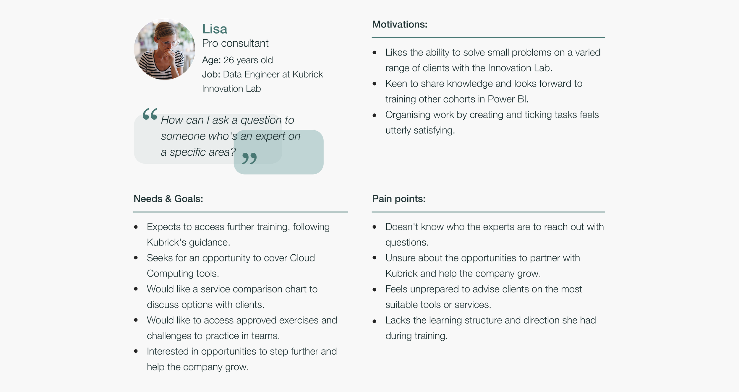 Feature prioritisation and roadmap