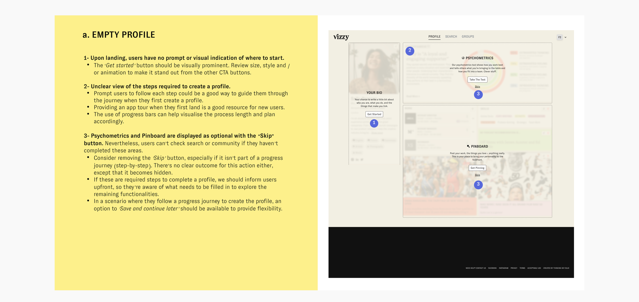 Elevating the ‘task’ of creating a profile