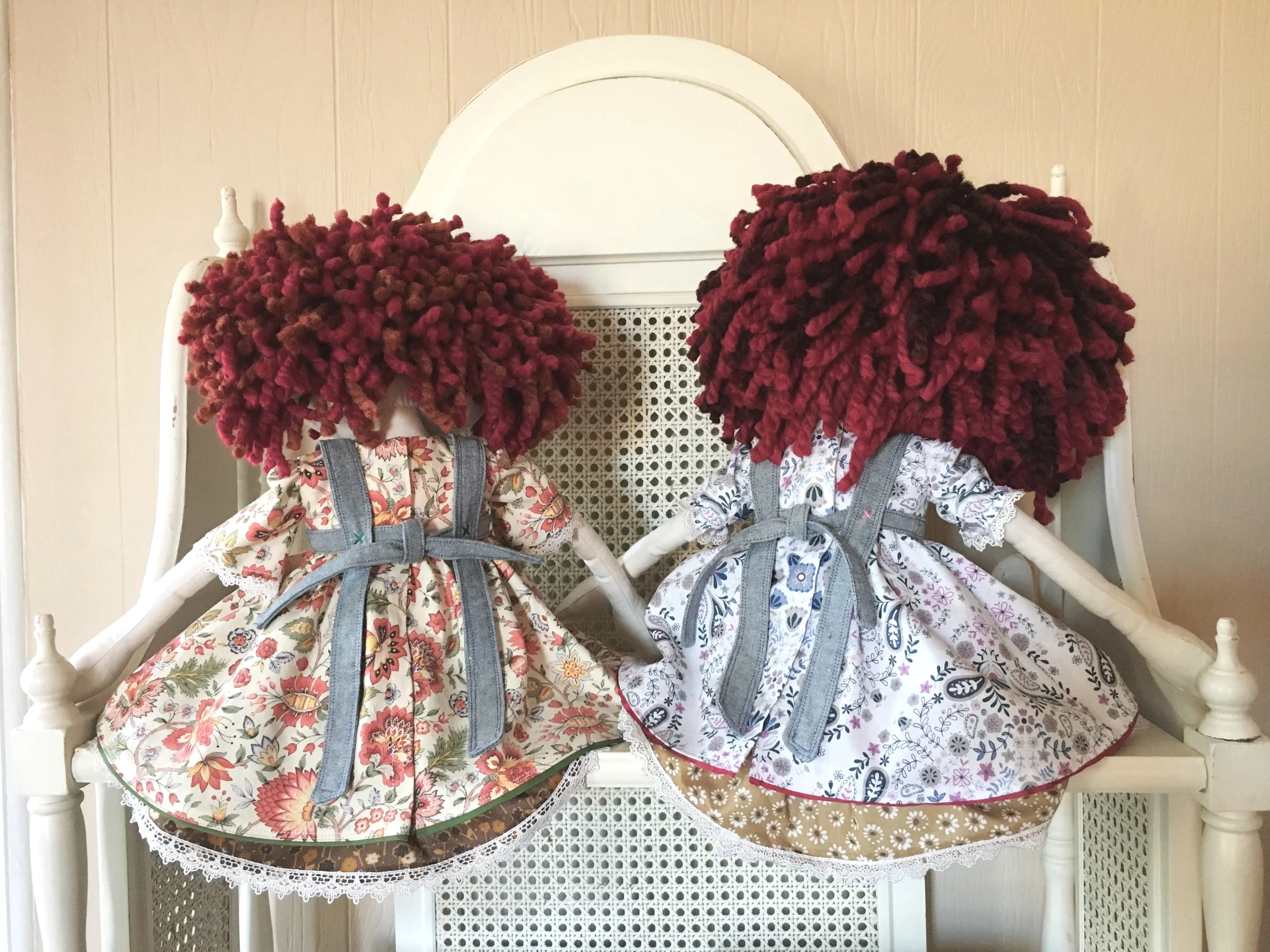 a custom order gift for two special little girls; entirely handmade, 100% unique