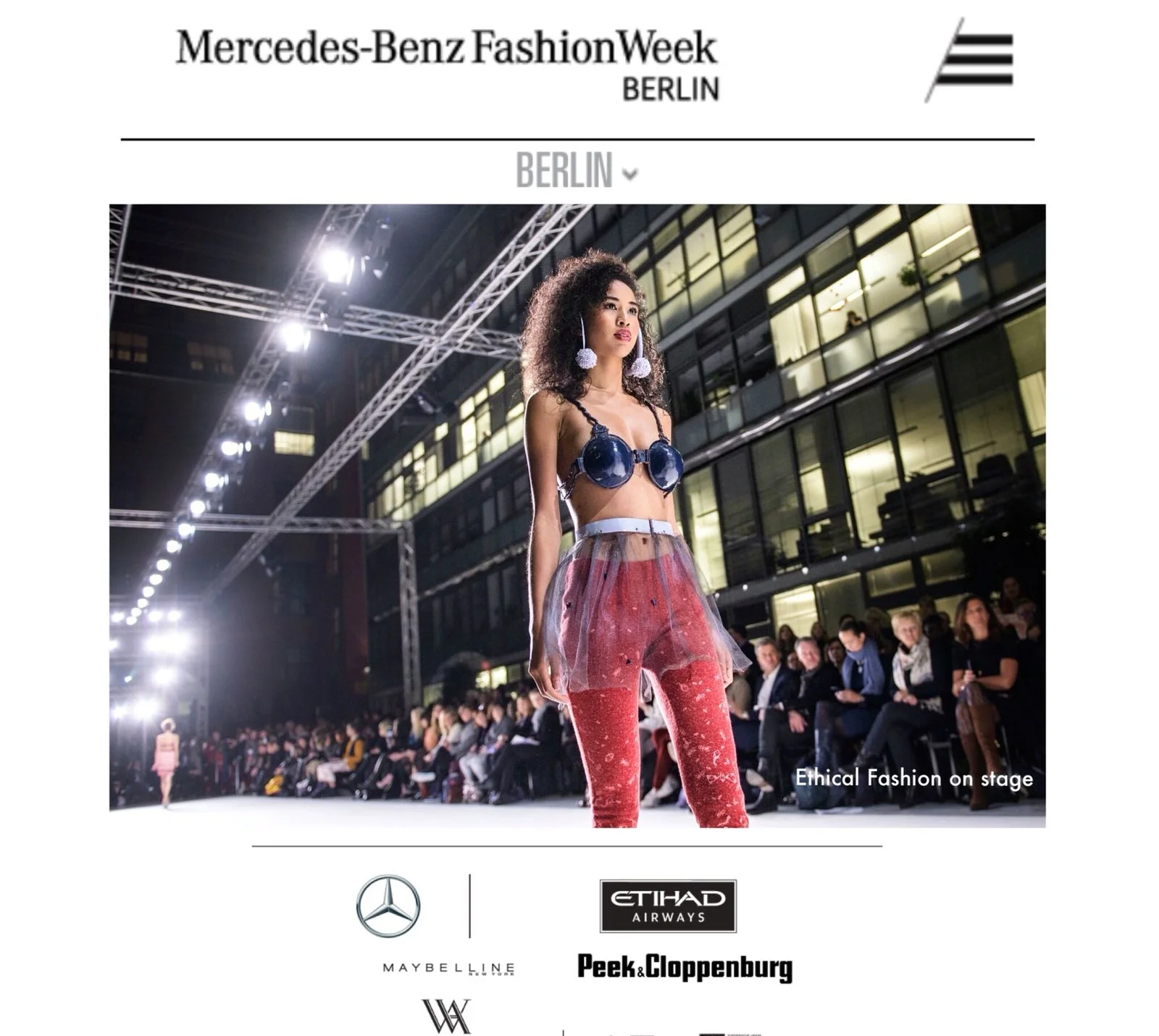 Image: Courtesy of Mercedes-Benz Berlin Fashion Week 