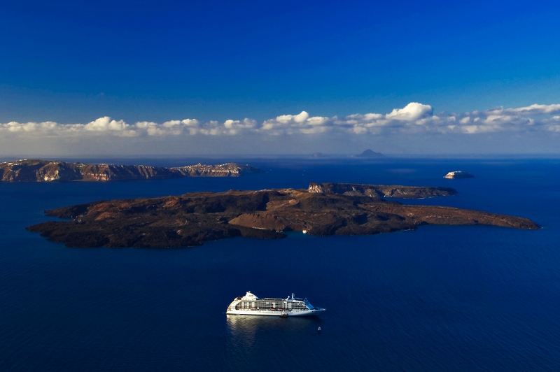 The Volcano Of Santorini. The volcano of Santorini is one of the most significant volcanoes in the world history. 