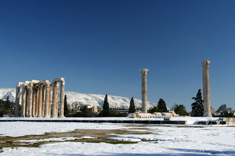 ​Ancient temple of Olympian Zeus in Athens