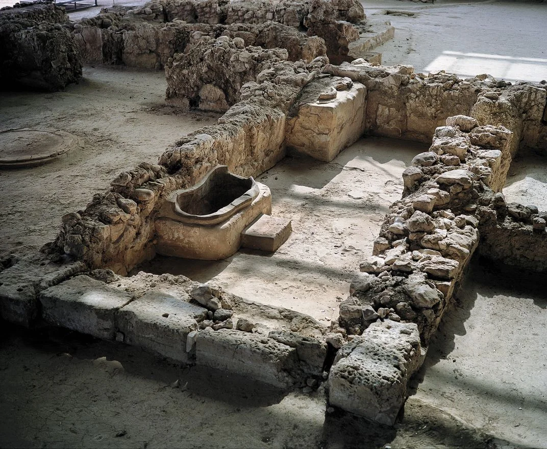 The later site of Nestors palace