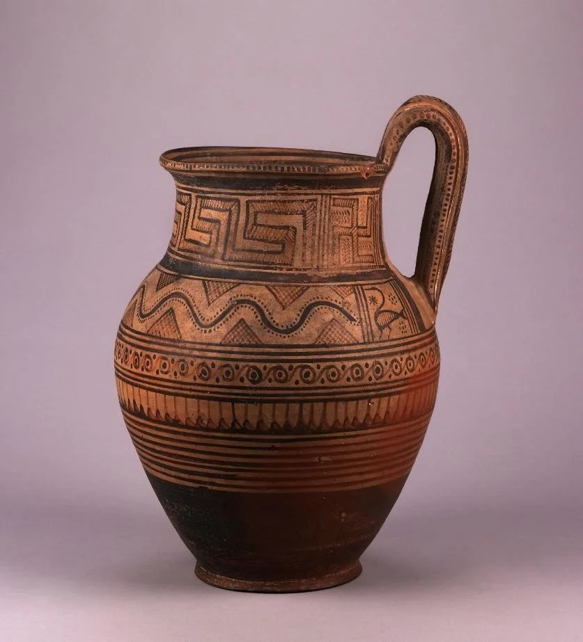 Fig.1: Late Geometric 1b pitcher. Found in Attica. Source: British Museum.