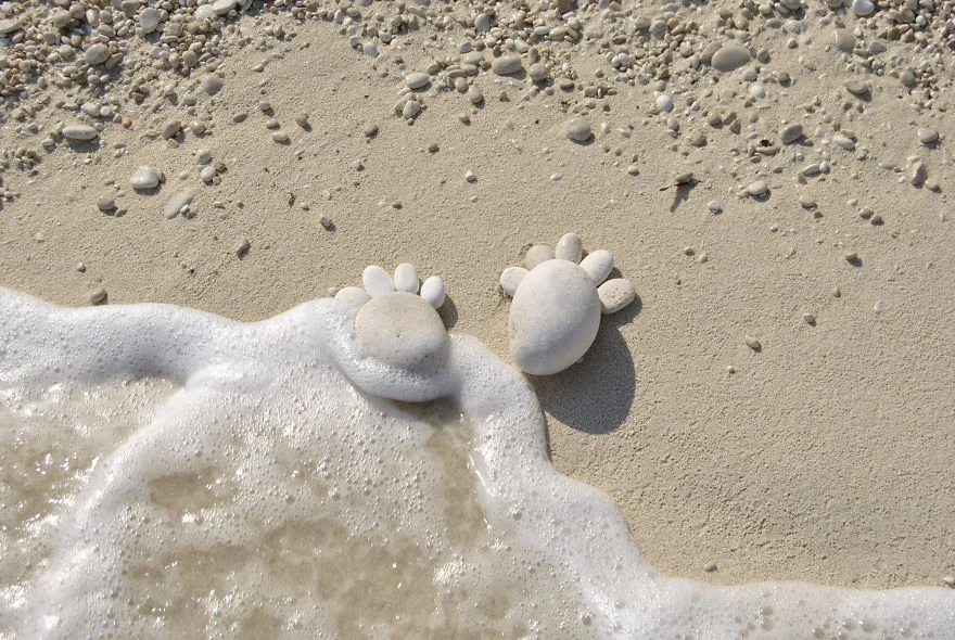 Feeling playful at Myrtos Beach