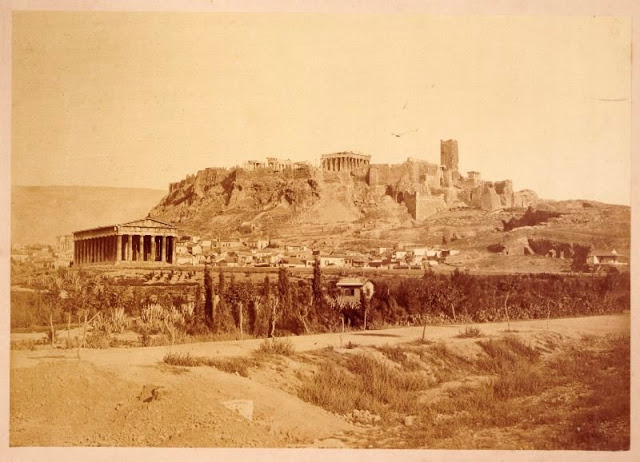 Hephaisteion, Acropolis, Greece, circa 1860