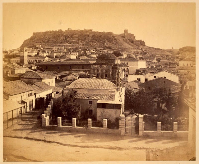 Monastiraki, Athens, Greece, 1869