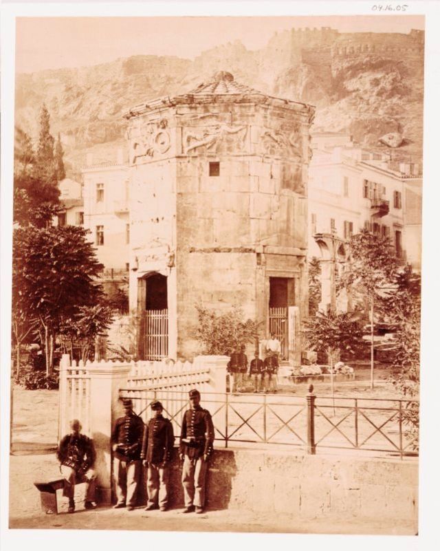 The Tower of the Winds, Athens, Greece, 1875