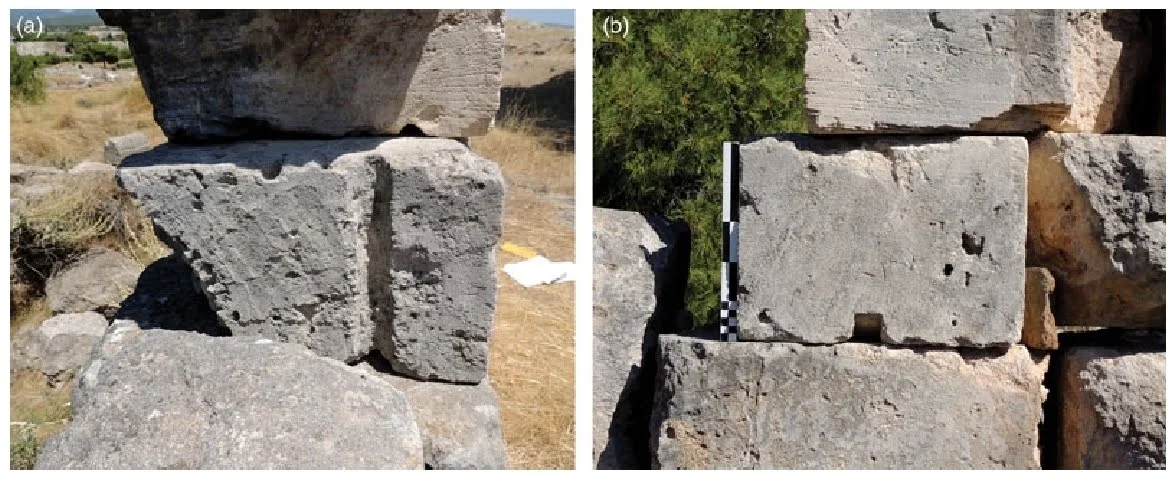 Block from Isthmia temple. Image: Alessandro Pierattini