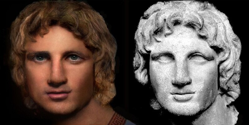 The Face of Alexander the Great (Photoshop Reconstruction)