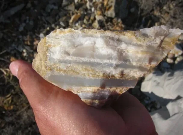 Chert tool, Stelida, Naxos Credit: N, Skarpelis