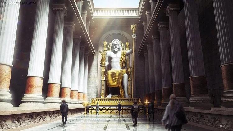 7 Wonders of the Ancient World: The Statue of Zeus at Olympia (VIDEO ...