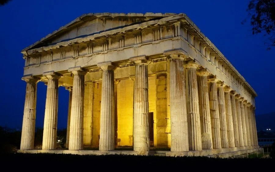 The Temple of Hephaestus in central Athens The Bestpreserved Ancient