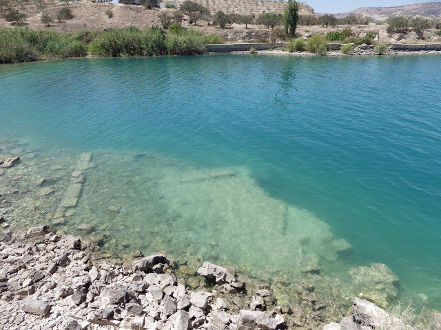 A Roman Villa flooded by the River Euphrates