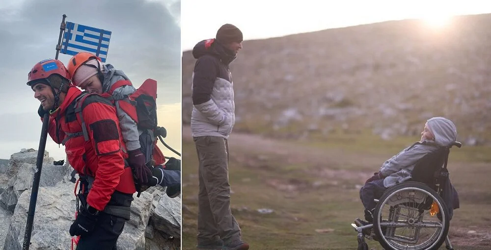 Endurance runner carries college student to Mt Olympus to fulfil her dream