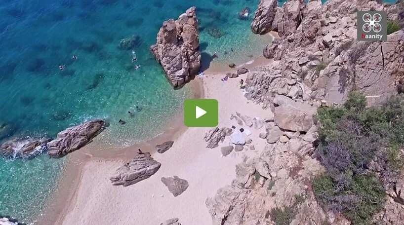 Drone Footage Captures An Untouched Beach In Greece